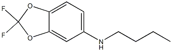 N-butyl-2,2-difluoro-2H-1,3-benzodioxol-5-amine Struktur