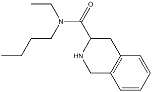 N-butyl-N-ethyl-1,2,3,4-tetrahydroisoquinoline-3-carboxamide Struktur