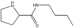 N-butylpyrrolidine-2-carboxamide Struktur