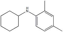 N-cyclohexyl-2,4-dimethylaniline Struktur