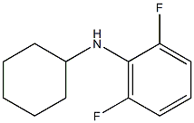 N-cyclohexyl-2,6-difluoroaniline Struktur