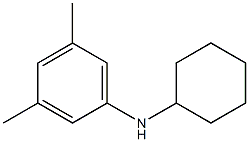 N-cyclohexyl-3,5-dimethylaniline Struktur