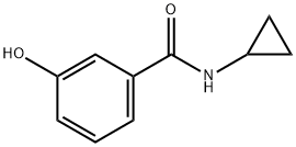 N-cyclopropyl-3-hydroxybenzamide Struktur