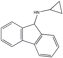 N-cyclopropyl-N-9H-fluoren-9-ylamine Struktur