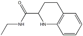 N-ethyl-1,2,3,4-tetrahydroquinoline-2-carboxamide Struktur