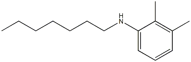 N-heptyl-2,3-dimethylaniline Struktur