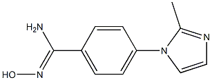 N'-hydroxy-4-(2-methyl-1H-imidazol-1-yl)benzene-1-carboximidamide Struktur