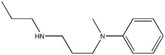 N-methyl-N-[3-(propylamino)propyl]aniline Struktur