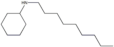 N-nonylcyclohexanamine Struktur