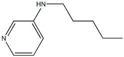 N-pentylpyridin-3-amine Struktur