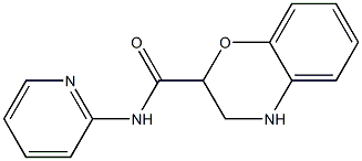 N-pyridin-2-yl-3,4-dihydro-2H-1,4-benzoxazine-2-carboxamide Struktur