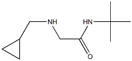 N-tert-butyl-2-[(cyclopropylmethyl)amino]acetamide Struktur