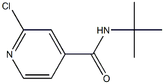 N-tert-butyl-2-chloropyridine-4-carboxamide Struktur