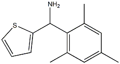 thiophen-2-yl(2,4,6-trimethylphenyl)methanamine Struktur