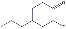 Cyclohexanone,  2-fluoro-4-propyl- Struktur