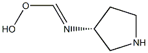 (R)-N-pyrrolidin-3-ylmethanimidoperoxoate Struktur