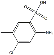 2-Chloro-4-Amino  Toluene-5-Sulphonic  Acid Struktur