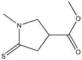 Methyl  1-Methyl-5-thioxopyrrolidine-3-carboxylate Struktur