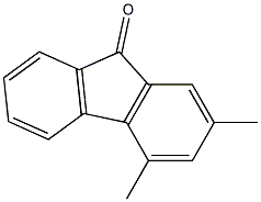 2,4-dimethyl-9H-fluoren-9-one Struktur