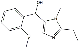 (2-ethyl-1-methyl-1H-imidazol-5-yl)(2-methoxyphenyl)methanol Struktur