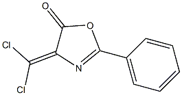 4-(dichloromethylene)-2-phenyl-1,3-oxazol-5(4H)-one Struktur