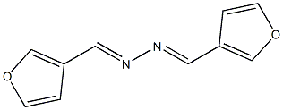 3-furaldehyde (3-furylmethylene)hydrazone Struktur