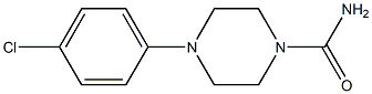 4-(4-chlorophenyl)-1-piperazinecarboxamide Struktur