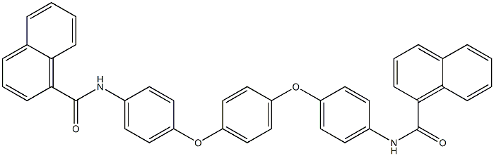 N-(4-{4-[4-(1-naphthoylamino)phenoxy]phenoxy}phenyl)-1-naphthamide Struktur