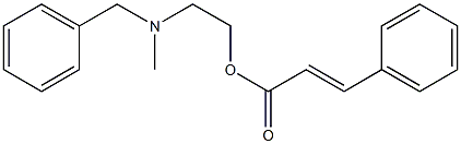 2-[benzyl(methyl)amino]ethyl 3-phenylacrylate Struktur