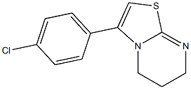 3-(4-chlorophenyl)-6,7-dihydro-5H-[1,3]thiazolo[3,2-a]pyrimidine Struktur