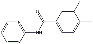 3,4-dimethyl-N-(2-pyridinyl)benzamide Struktur