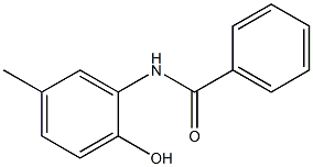 N-(2-hydroxy-5-methylphenyl)benzamide Struktur