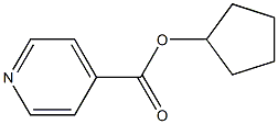 cyclopentyl isonicotinate Struktur