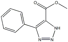 methyl 4-phenyl-1H-1,2,3-triazole-5-carboxylate Struktur