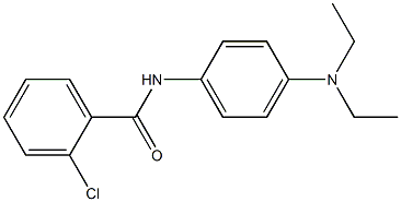 2-chloro-N-[4-(diethylamino)phenyl]benzamide Struktur