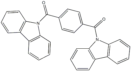 9-[4-(9H-carbazol-9-ylcarbonyl)benzoyl]-9H-carbazole Struktur