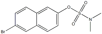 6-bromo-2-naphthyl dimethylsulfamate Struktur