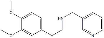 2-(3,4-dimethoxyphenyl)-N-(3-pyridinylmethyl)ethanamine Struktur