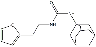 N-(1-adamantyl)-N'-(1-tetrahydro-2-furanylethyl)urea Struktur