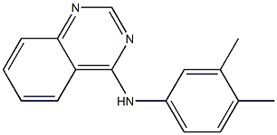 N-(3,4-dimethylphenyl)-N-(4-quinazolinyl)amine Struktur