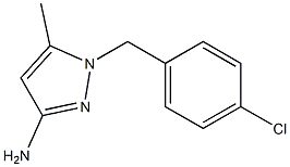 1-(4-chlorobenzyl)-5-methyl-1H-pyrazol-3-amine Struktur