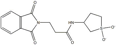 N-(1,1-dioxidotetrahydro-3-thienyl)-3-(1,3-dioxo-1,3-dihydro-2H-isoindol-2-yl)propanamide Struktur