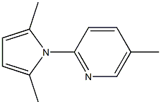 2-(2,5-dimethyl-1H-pyrrol-1-yl)-5-methylpyridine Struktur