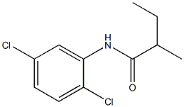 N-(2,5-dichlorophenyl)-2-methylbutanamide Struktur