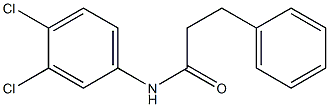 N-(3,4-dichlorophenyl)-3-phenylpropanamide Struktur