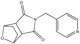 4-(4-pyridinylmethyl)-10-oxa-4-azatricyclo[5.2.1.0~2,6~]decane-3,5-dione Struktur