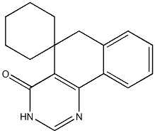 5,6-dihydrospiro(benzo[h]quinazoline-5,1'-cyclohexane)-4(3H)-one Struktur