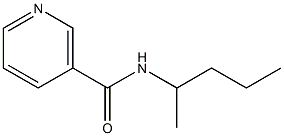 N-(1-methylbutyl)nicotinamide Struktur