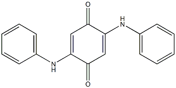 2,5-dianilinobenzo-1,4-quinone Struktur