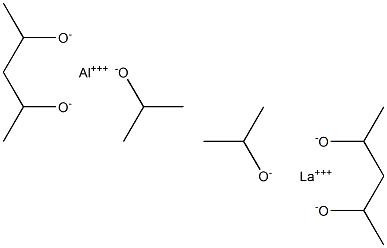 Aluminum lanthanum isopropoxide, 99.9% (metals basis) Struktur